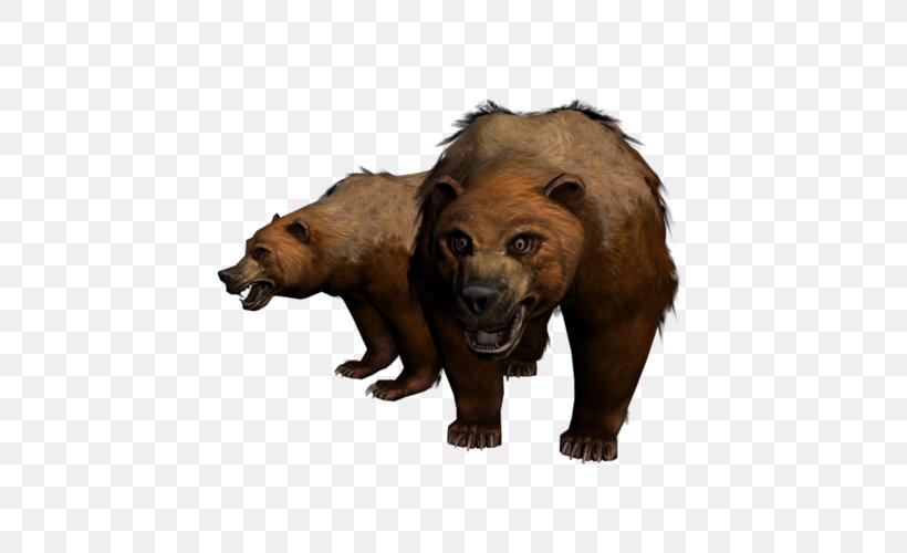 Bear Cat Lion Mammal Carnivora, PNG, 500x500px, 3d Computer Graphics, Bear, Animal, Big Cat, Big Cats Download Free