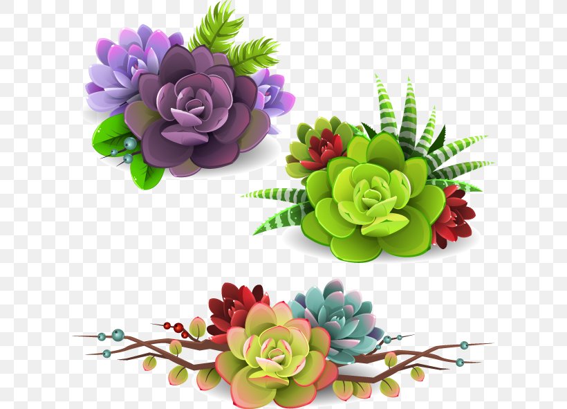 Succulent Plant, PNG, 612x591px, Succulent Plant, Artificial Flower, Coreldraw, Cut Flowers, Floral Design Download Free
