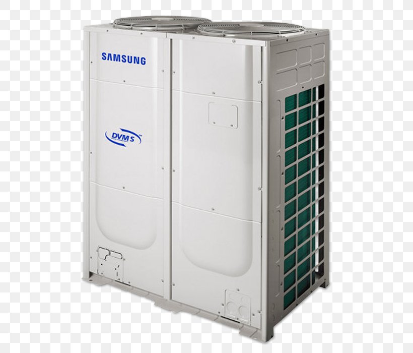 Variable Refrigerant Flow Air Conditioning HVAC Samsung Electronics, PNG, 700x700px, Variable Refrigerant Flow, Air Conditioning, Air Source Heat Pumps, Chiller, Computer Case Download Free