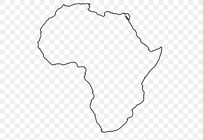 Africa Blank Map World Map Mapa Polityczna, PNG, 600x567px, Africa, Area, Black, Black And White, Blank Map Download Free
