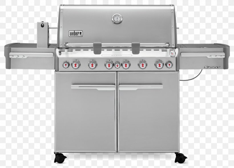 Barbecue Grilling Weber-Stephen Products Natural Gas Weber Summit S-670, PNG, 1117x800px, Barbecue, Gas, Gas Burner, Gasgrill, Grilling Download Free