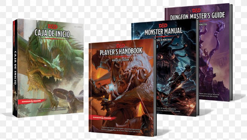 Dungeons & Dragons Player's Handbook Role-playing Game Dungeon Crawl, PNG, 880x500px, Dungeons Dragons, Action Figure, Adventure Game, Devir, Dice Download Free
