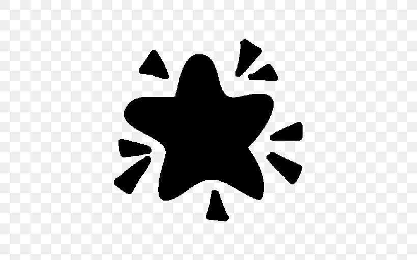 Five-pointed Star Ratings Chart, PNG, 512x512px, Icon Design, Black, Black And White, Fivepointed Star, Leaf Download Free