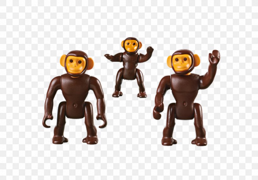 Playmobil Chimpanzee Family Toy Playmobil Chimpanzee Family Playmobil, PNG, 940x658px, Chimpanzee, Action Toy Figures, Doll, Family, Figurine Download Free