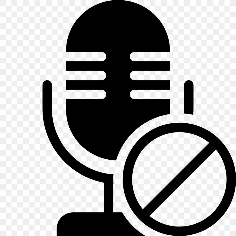Symbol Sign Stock Photography, PNG, 1600x1600px, Symbol, Black And White, Human Behavior, Microphone, No Symbol Download Free