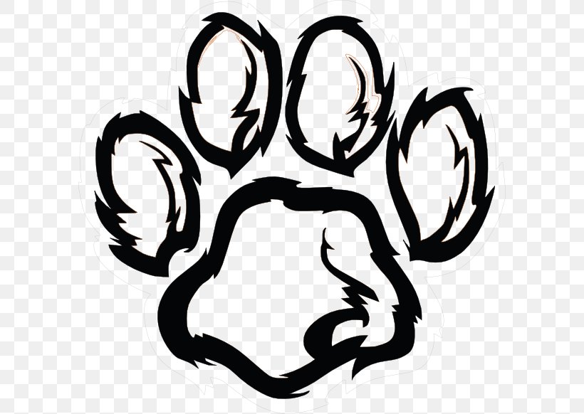Wildcat Tiger Paw Clip Art, PNG, 600x582px, Wildcat, Artwork, Black And White, Cat, Claw Download Free