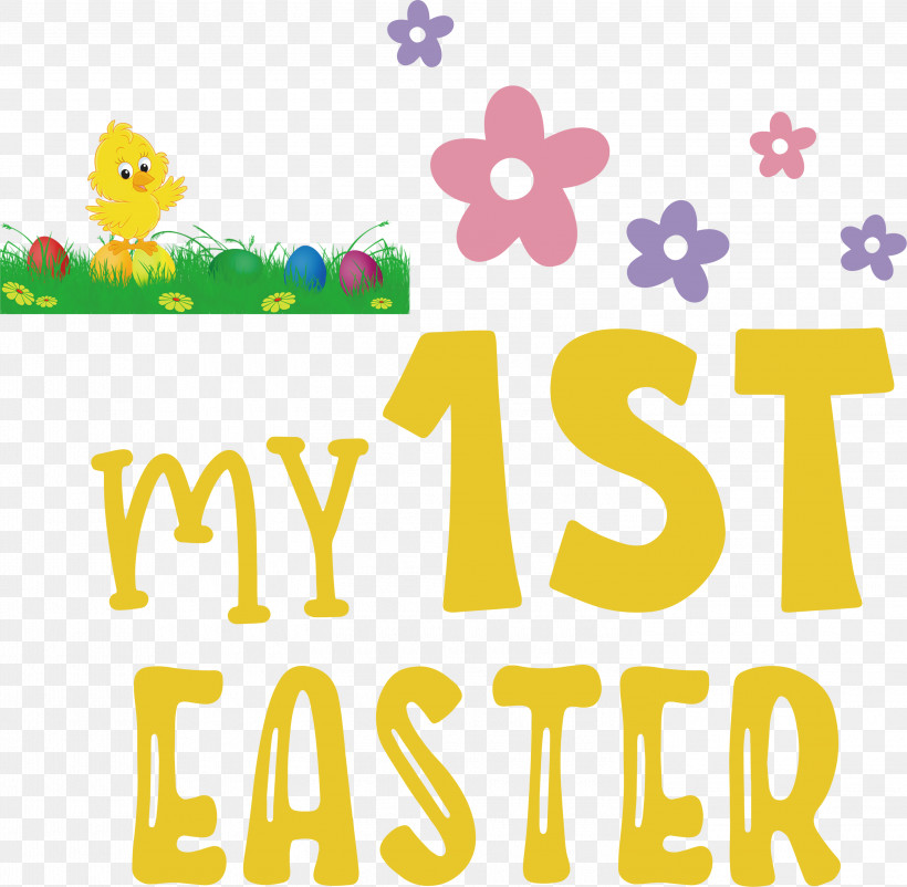 Happy Easter Day My 1st Easter, PNG, 3000x2936px, Happy Easter Day, Behavior, Happiness, Line, Logo Download Free