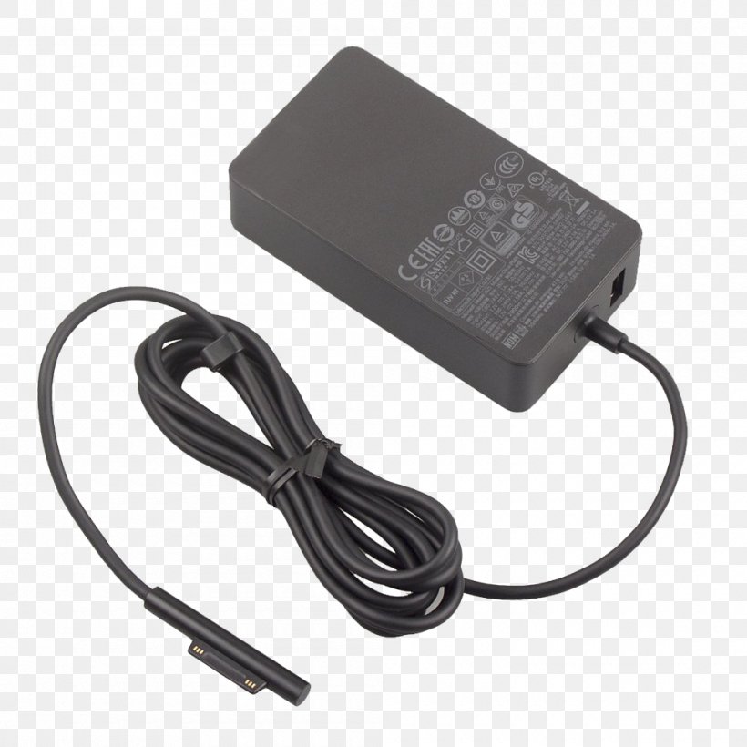 Surface Pro 3 Surface Pro 4 Surface Pro 2 AC Adapter, PNG, 1000x1000px, Surface Pro 3, Ac Adapter, Adapter, Battery Charger, Computer Component Download Free