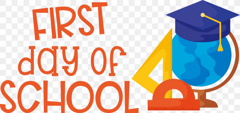 First Day Of School Education School, PNG, 2999x1420px, First Day Of School, Education, Geometry, Line, Logo Download Free