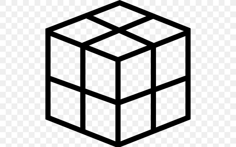 Rubik's Cube Pocket Cube Puzzle Square-1, PNG, 512x512px, Cube, Area, Black And White, Coloring Book, Megaminx Download Free