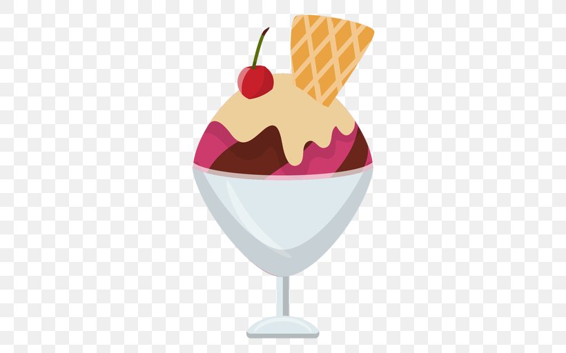 Sundae Ice Cream Cones Ice Pops, PNG, 512x512px, Sundae, Cherries, Chocolate Ice Cream, Cream, Cuisine Download Free