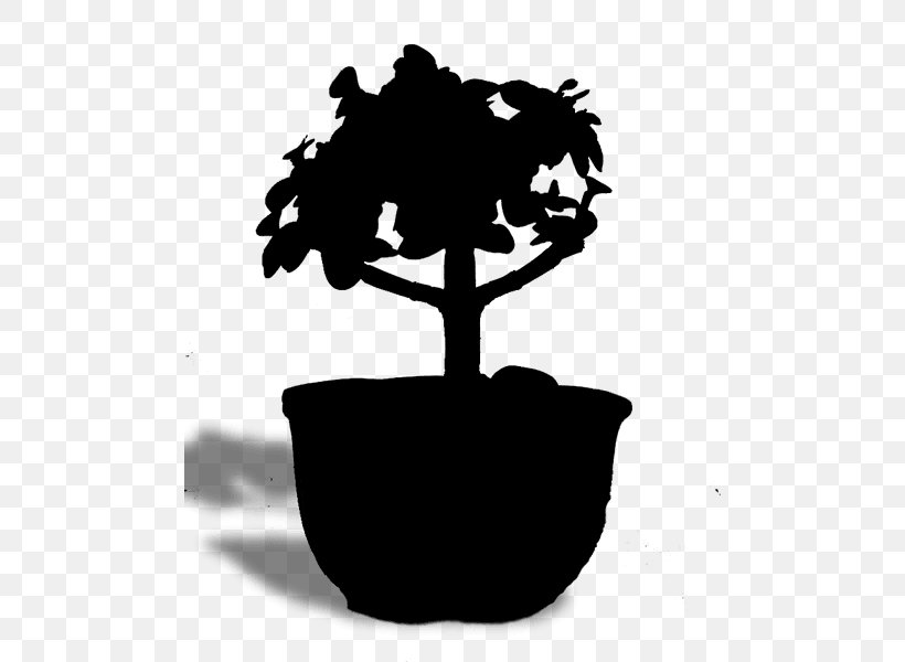 Tree Flowerpot Houseplant Silhouette Font, PNG, 486x600px, Tree, Blackandwhite, Bonsai, Flowerpot, Houseplant Download Free