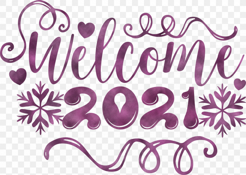 Welcome 2021 Year 2021 Year 2021 New Year, PNG, 3321x2373px, 2021 New Year, 2021 Year, Welcome 2021 Year, Calligraphy, Lavender Download Free