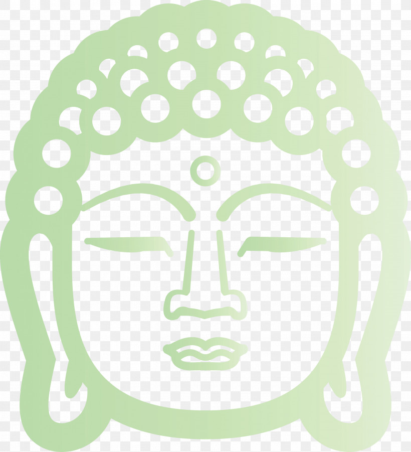 Buddha, PNG, 2728x3000px, Buddha, Circle, Face, Green, Head Download Free