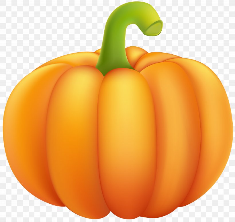 Pumpkin Calabaza Vegetarian Cuisine Clip Art, PNG, 8000x7571px, Pumpkin, Bell Pepper, Bell Peppers And Chili Peppers, Calabaza, Christmas Download Free