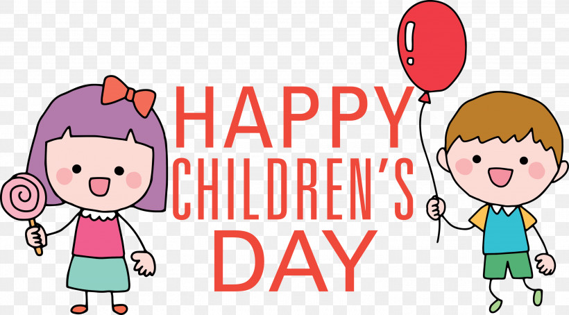 Childrens Day, PNG, 3000x1661px, Childrens Day, Behavior, Cartoon, Conversation, Happiness Download Free