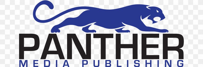 Logo Cat Panther Media Publishing Brand Font, PNG, 2000x665px, Logo, Area, Black Panther, Blue, Blue Panther Download Free