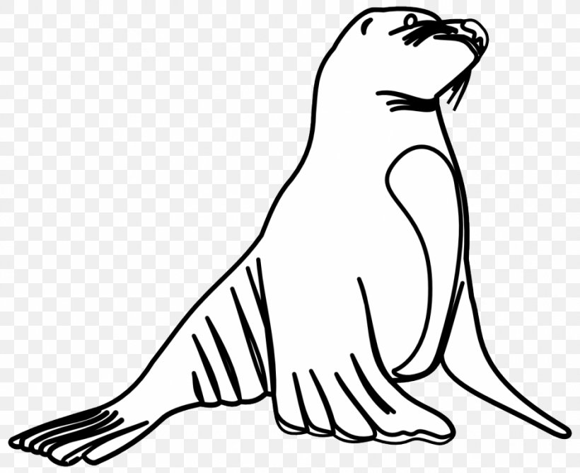 Sea Lion Earless Seal Sea Otter Clip Art, PNG, 940x766px, Sea Lion, Artwork, Beak, Bird, Black Download Free