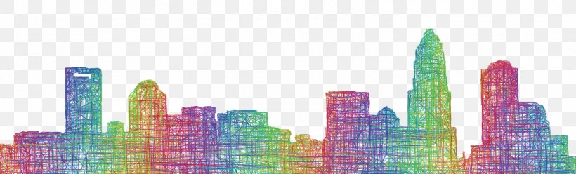 Skyline WBTV, PNG, 1400x425px, Skyline, Charlotte, City, Drawing, Line Art Download Free