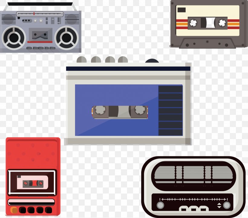 Tape Recorder Compact Cassette Magnetic Tape, PNG, 2188x1925px, Tape Recorder, Brand, Cassette Deck, Compact Cassette, Electronics Download Free