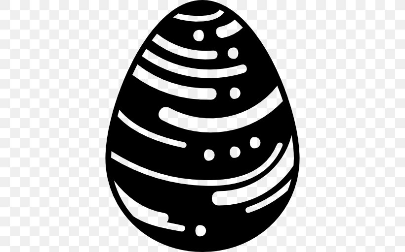 Easter Egg Food, PNG, 512x512px, Easter Egg, Black And White, Easter, Egg, Food Download Free