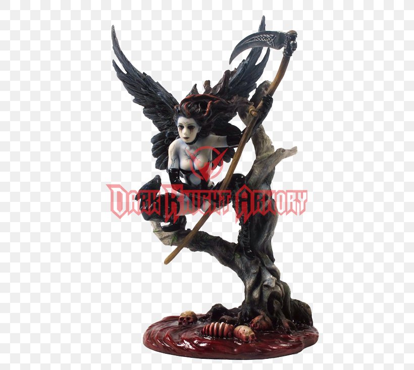 Figurine Statue Gothic Art Female Death, PNG, 733x733px, Figurine, Action Figure, Action Toy Figures, Angel, Art Download Free