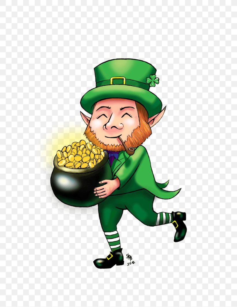 Saint Patrick's Day Lucky The Leprechaun Irish Mythology, PNG, 753x1061px, Saint Patrick, Boston Celtics, Fictional Character, Food, Hat Download Free