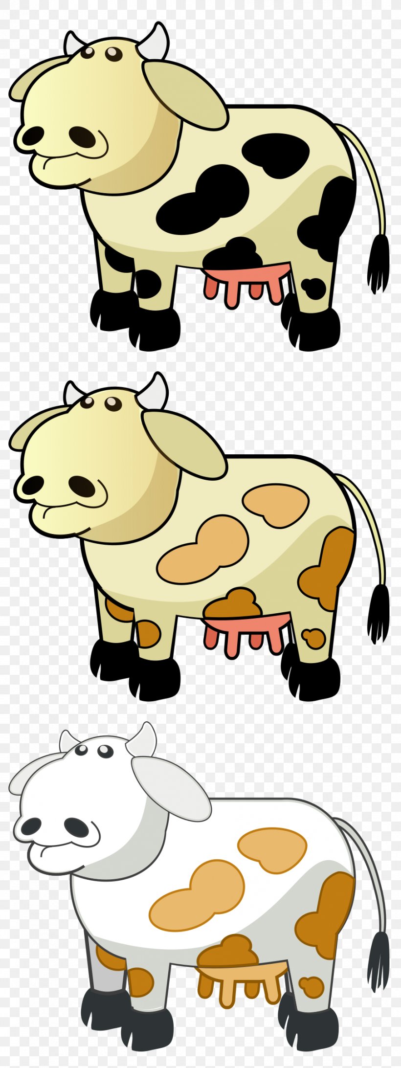 Beef Cattle Calf Dairy Farming Dairy Cattle Clip Art, PNG, 901x2400px, Beef Cattle, Area, Artwork, Bull, Calf Download Free