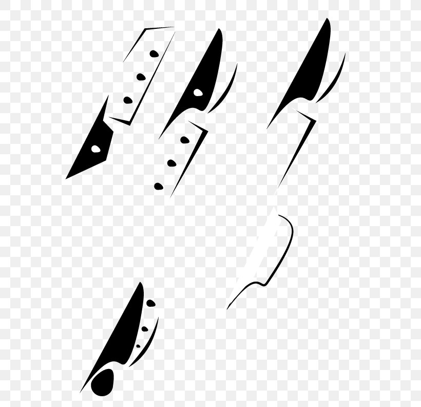 Black And White Knife Logo Clip Art Monochrome, PNG, 612x792px, Black And White, Area, Black, Brand, Calligraphy Download Free