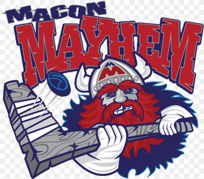 Macon Coliseum Macon Mayhem Southern Professional Hockey League Pensacola Ice Flyers Fayetteville Marksmen, PNG, 849x748px, Macon Coliseum, Art, Augusta Riverhawks, Brand, Fayetteville Marksmen Download Free