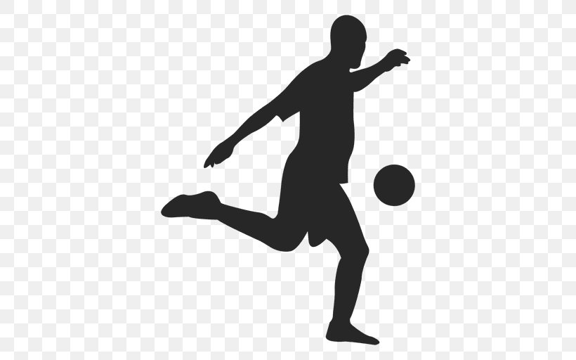 Playing Soccer Silhouette Figures Material, PNG, 512x512px, Football, Arm, Balance, Ball, Black And White Download Free