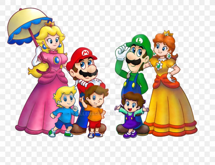 Super Mario Bros. Princess Peach Princess Daisy, PNG, 1018x784px, Super Mario Bros, Cartoon, Doll, Family, Family Tree Download Free
