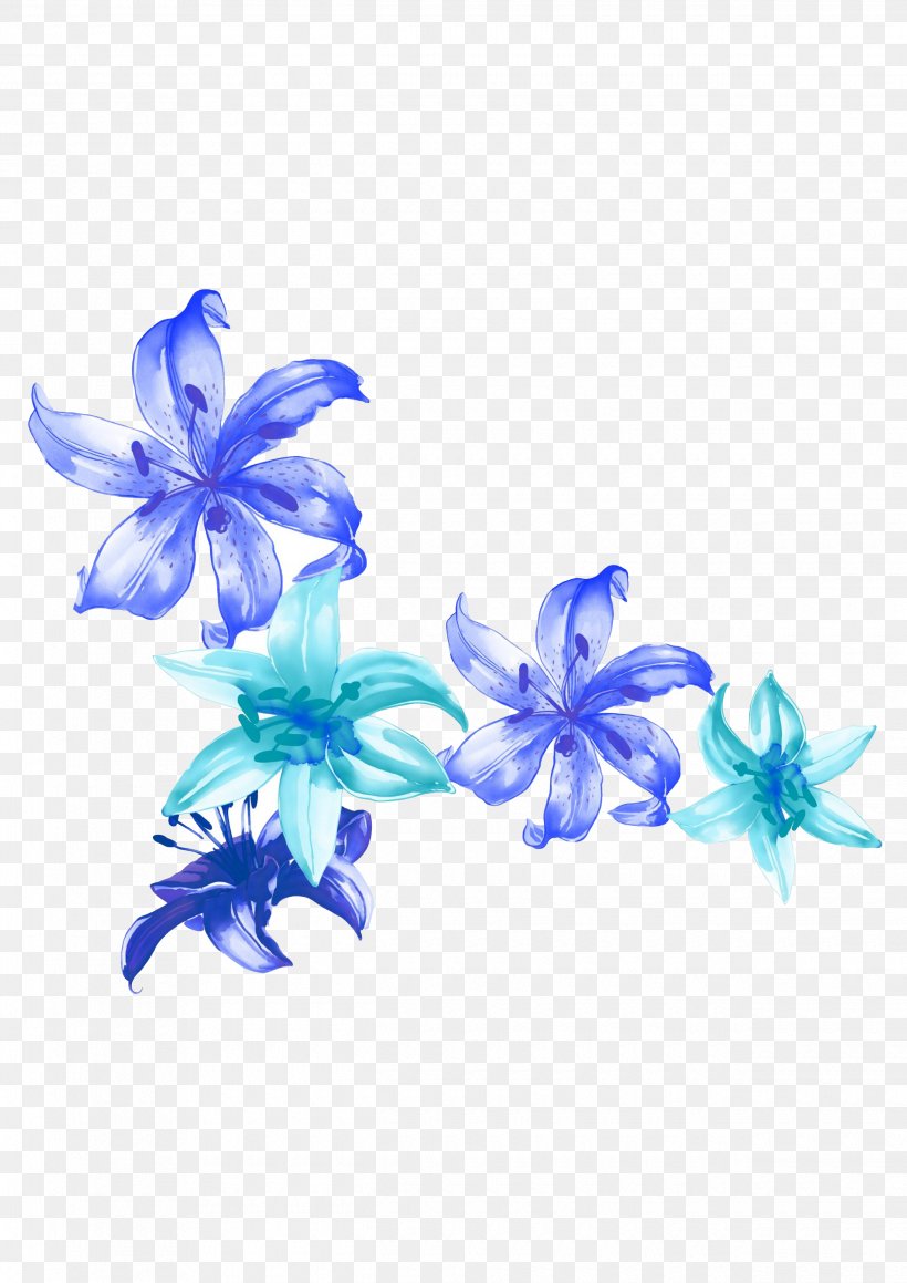 Blue Lilium Flower Petal, PNG, 2480x3508px, Blue, Bellflower Family, Cut Flowers, Flower, Flowering Plant Download Free
