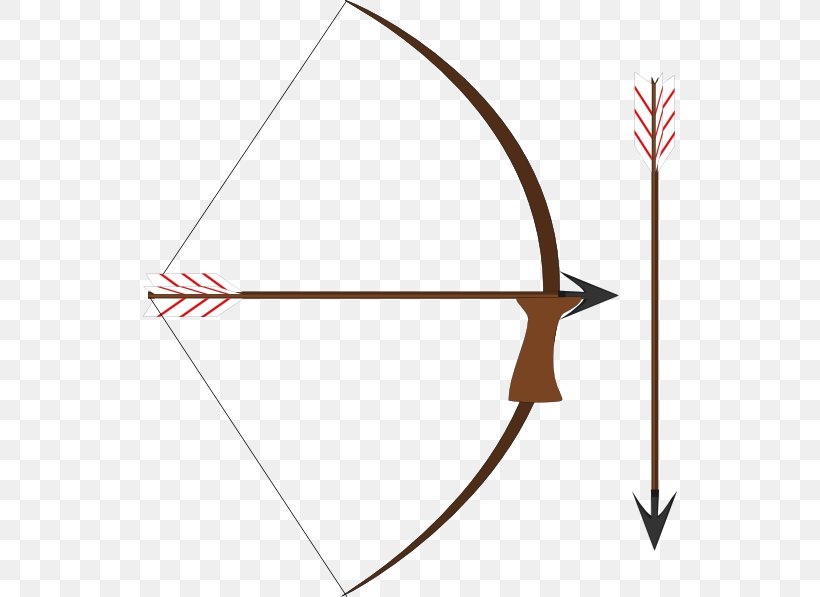 Bow And Arrow Archery Clip Art, PNG, 534x597px, Bow And Arrow, Archery, Area, Beak, Cold Weapon Download Free