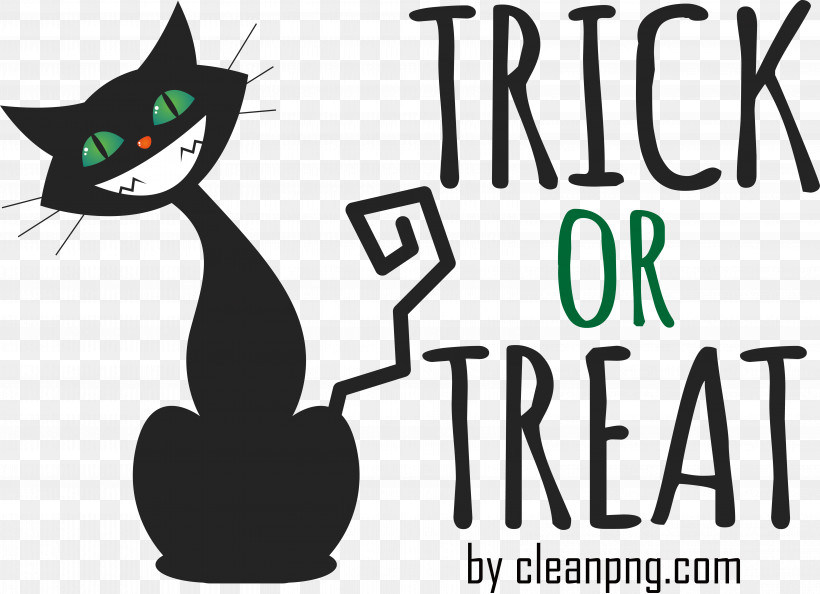 Halloween, PNG, 6433x4665px, Trick Or Treat, Black Cat, Halloween Download Free