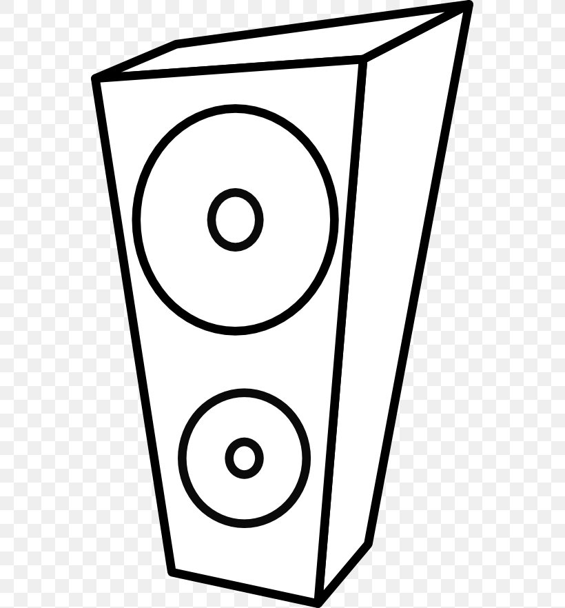Loudspeaker Computer Speakers Black And White Clip Art, PNG, 555x882px, Loudspeaker, Area, Black And White, Computer Speakers, Drawing Download Free