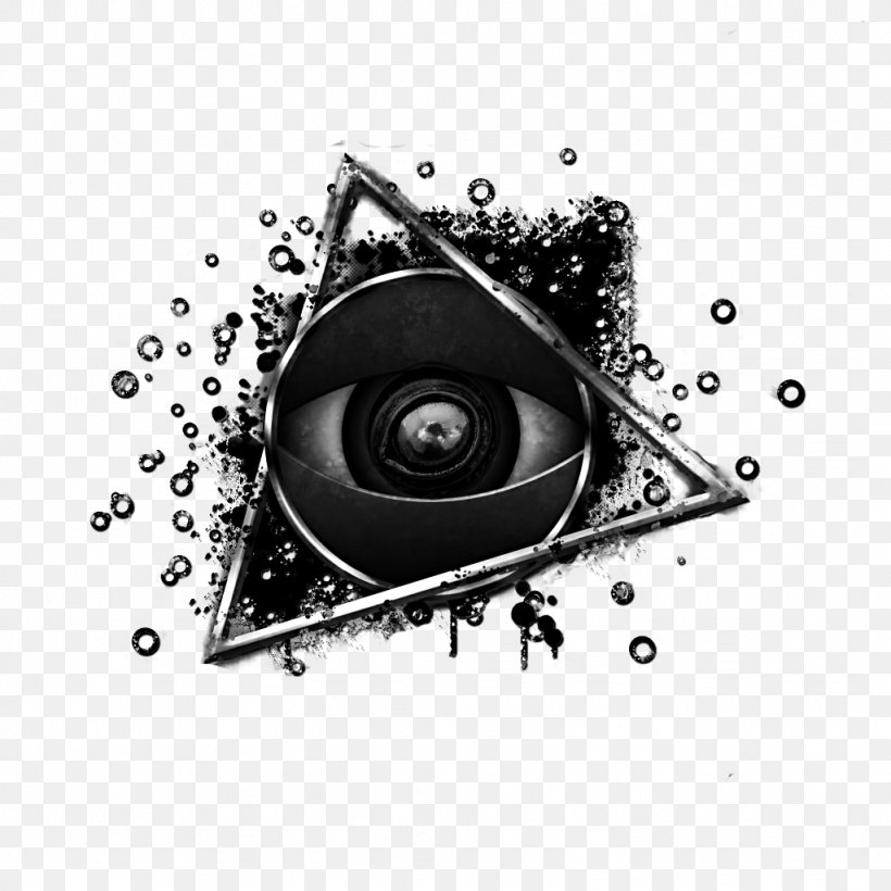 Illuminati Third Eye Symbol Organization, PNG, 1024x1024px, Illuminati, Black And White, Hardware, Imagination, Logo Download Free