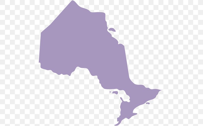 Ontario Map Toronto Mayoral Election, 2018 Vector Graphics, PNG, 510x508px, Ontario, Canada, Fotolia, Map, Purple Download Free