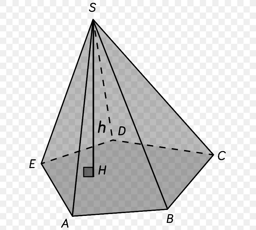 Triangle Point Pyramid, PNG, 647x734px, Triangle, Area, Black And White, Diagram, Point Download Free