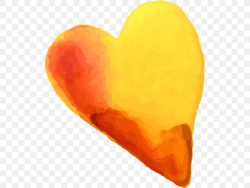 Heart, PNG, 526x618px, Heart, Orange Download Free