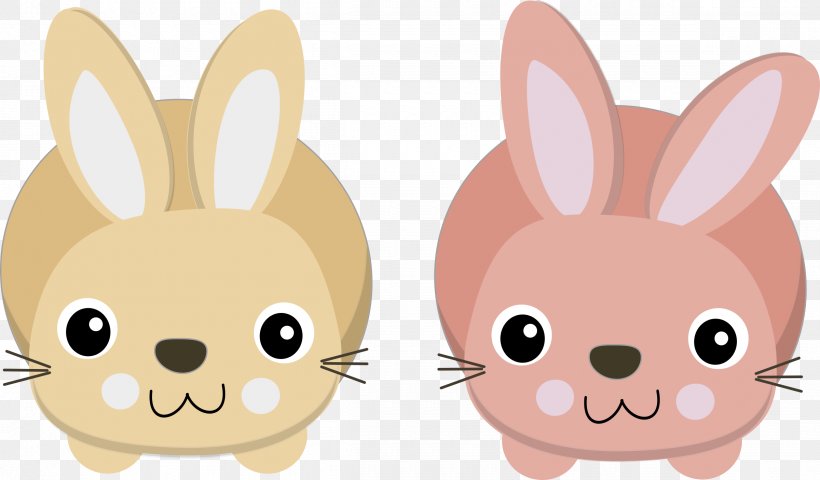 Cartoon Rabbit Clip Art, PNG, 2400x1405px, Cartoon, Carnivoran, Dog Like Mammal, Domestic Rabbit, Ear Download Free