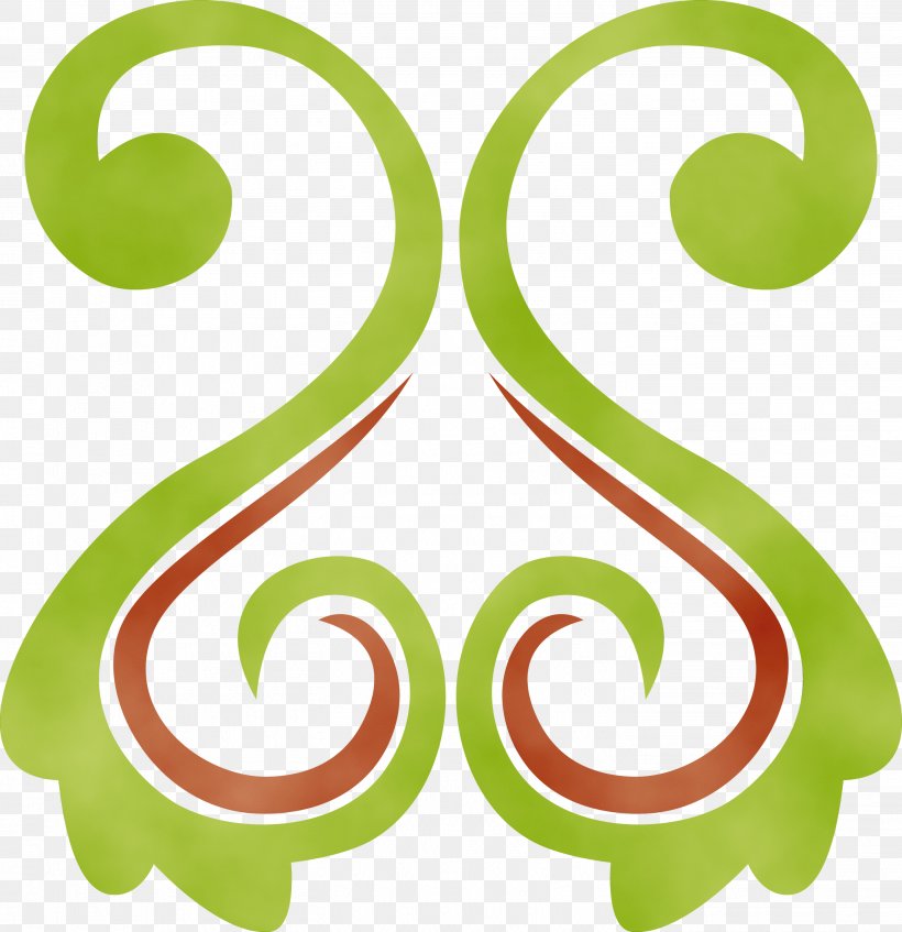 Green Clip Art Font Symbol, PNG, 2902x3000px, Watercolor, Green, Paint, Symbol, Wet Ink Download Free