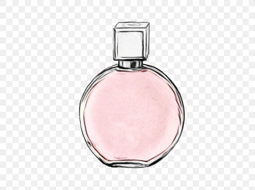 Perfume Glass Bottle Glass Bottle Peach, PNG, 570x611px, Watercolor, Beautym, Bottle, Glass, Glass Bottle Download Free