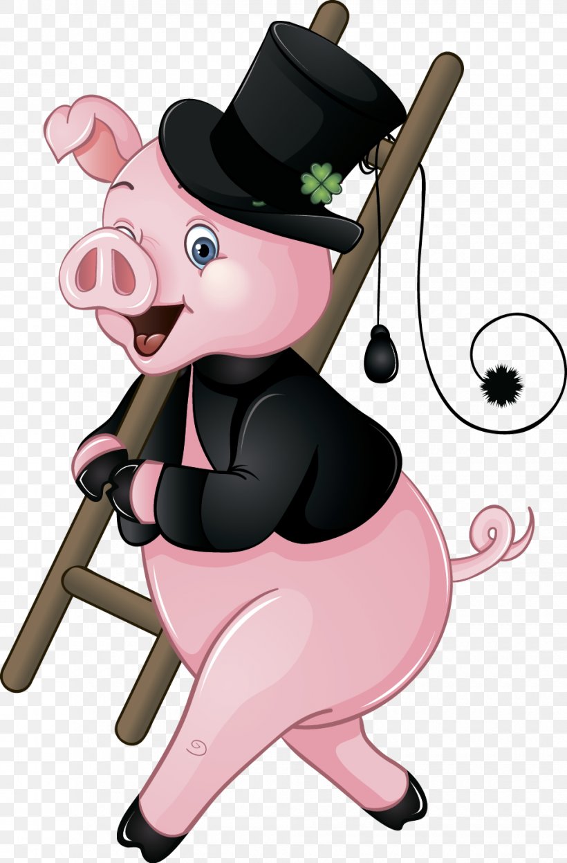Domestic Pig Stock Photography, PNG, 980x1491px, Domestic Pig, Art, Cartoon, Fictional Character, Finger Download Free