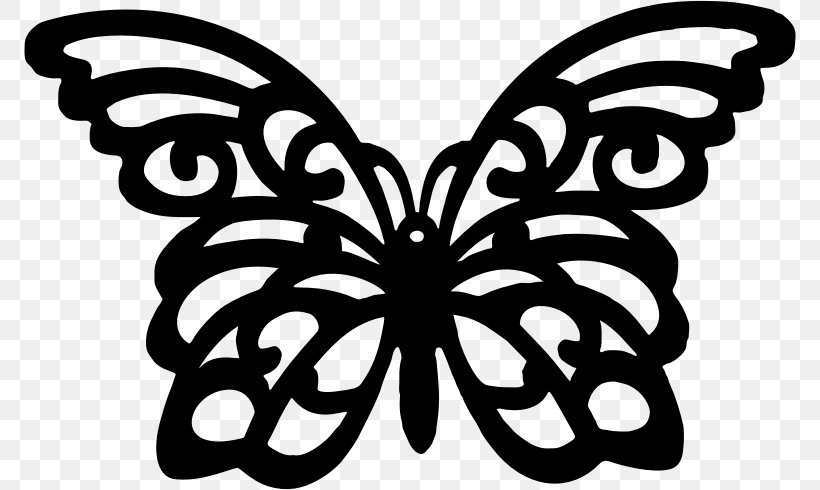 Butterfly Insect Cockatiel Silhouette Clip Art, PNG, 772x490px, Butterfly, Arthropod, Black And White, Brush Footed Butterfly, Cockatiel Download Free