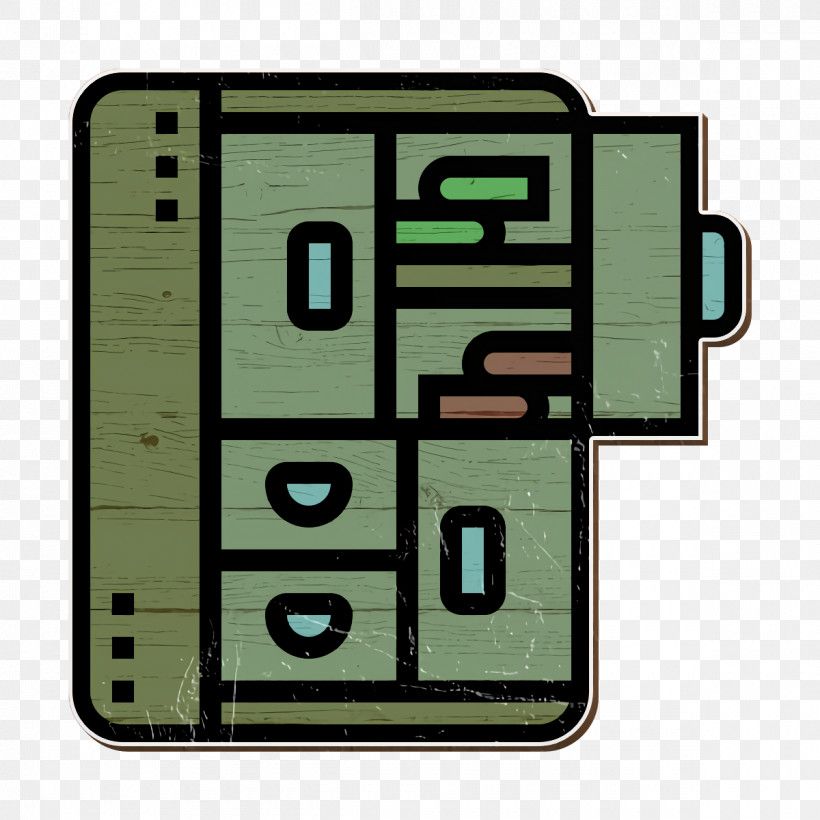 Cabinet Icon Business Essential Icon, PNG, 1200x1200px, Cabinet Icon, Business Essential Icon, Green, Line, Rectangle Download Free