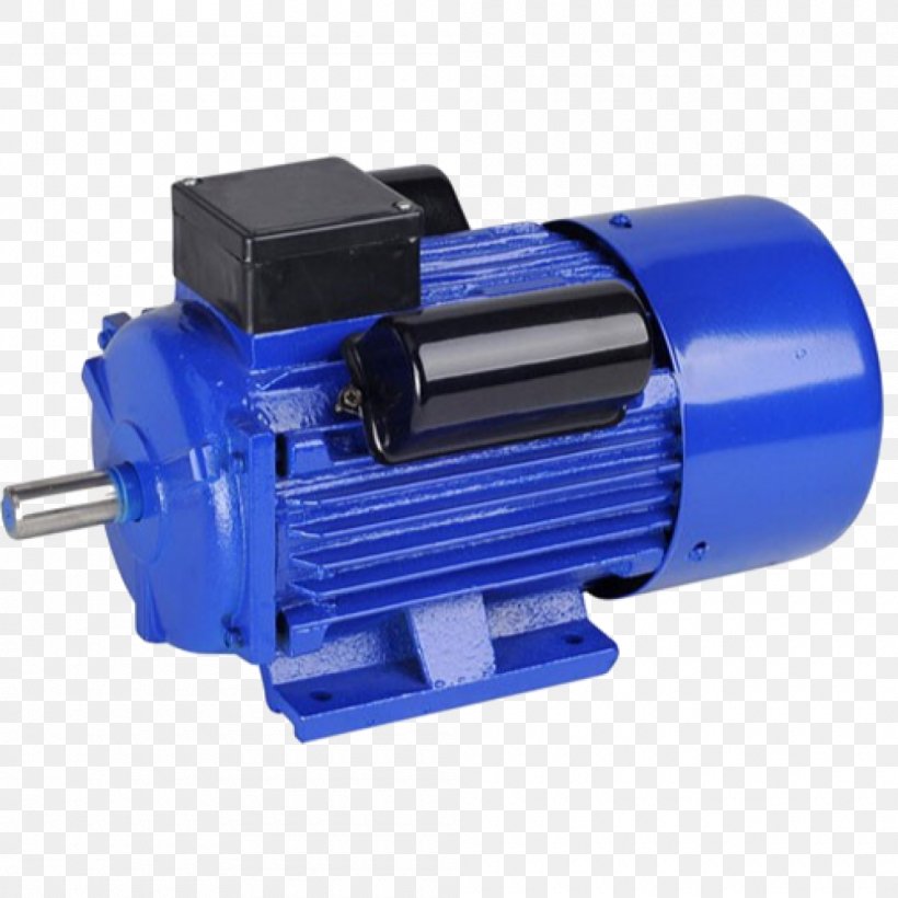Electric Motor Electromagnetic Coil Induction Motor Inductor Electricity, PNG, 1000x1000px, Electric Motor, Ac Motor, Alternating Current, Craft Magnets, Cylinder Download Free