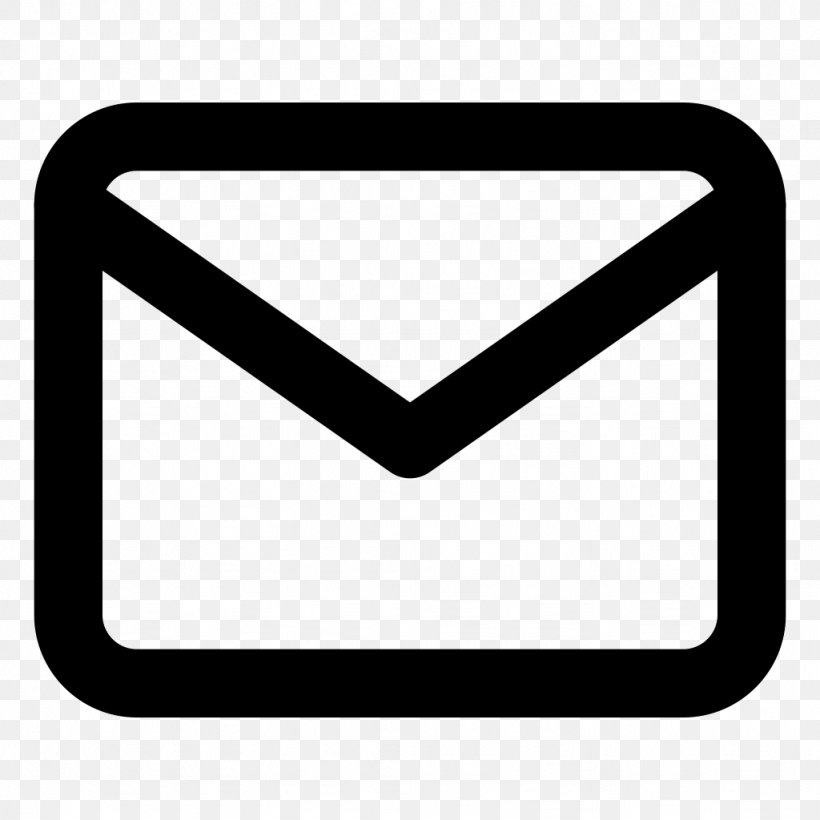 Email Message Clip Art, PNG, 1024x1024px, Email, Area, Black, Black And White, Message Download Free