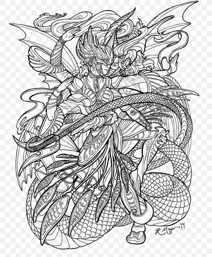 Line Art Black And White Masquerade Ball, PNG, 805x993px, Line Art, Art, Artwork, Black And White, Chinese Dragon Download Free