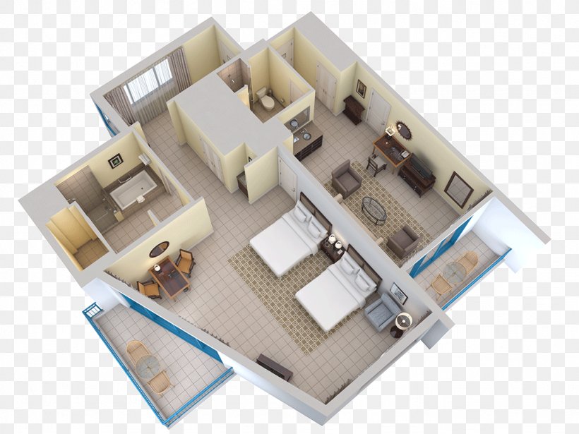 Hilton Barbados Resort Floor Plan Suite House Room, PNG, 1024x768px, 3d Floor Plan, Hilton Barbados Resort, Bathroom, Bedroom, Dining Room Download Free